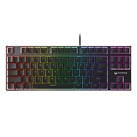 Mua Bàn Phím Cơ Có Dây Rapoo V500RGB Alloy RGB Mechanical Fullsize - Hàng Chính Hãng