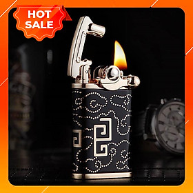 Vỏ Hột Quẹt Bật Lửa xăng đá sơn mài Chief CF018 Thiết Kế Đẹp Độc Lạ Với Nhiều Kiểu Họa Tiết Hoa Văn Sang Trọng - Dùng Xăng Bấc Đá Cao Cấp