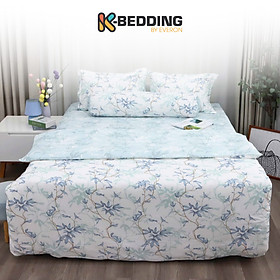 Bộ ga giường K-Bedding KMTP305 chất liệu Microtencel mềm mại, thoáng mát (KHÔNG BAO GỒM CHĂN) - 1m4x2m