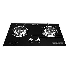 Mua Bếp Gas Âm Đôi Mặt Kính Sunhouse SHB5546MT - Hàng Chính Hãng