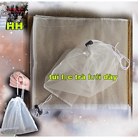 Mua Túi lọc trà lưới trà sữa   sữa đậu nành  thảo mộc nhiều size có dây rút dùng nhiều lần trong nấu ăn  pha chế