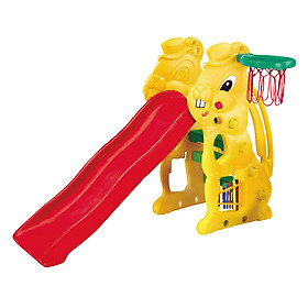 Cầu trượt con thỏ có bóng rổ cầu trượt SL-07