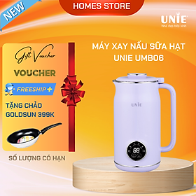 Mua Máy Làm Sữa Hạt Mini UNIE UMB06 Tiêu Chuẩn Đức  Gồm 5 Chức Năng  Dung Tích 0.6 Lít  Công Suất 600W - Hàng Chính Hãng