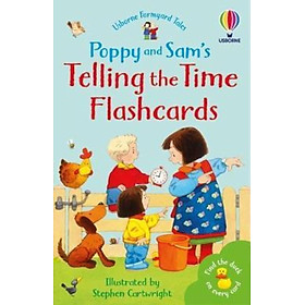 Sách - Poppy and Sam's Telling the Time Flashcards by Sam Smith Stephen Cartwright (UK edition, paperback)