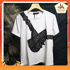 Ảnh Thật -Áo thun , áo phông Unisex form rộng tay lỡ Nam nữ Túi trước ngực Cá tính