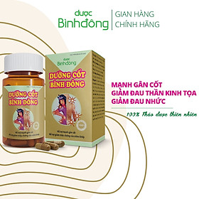 Dưỡng Cốt Bình Đông - Giúp giảm đau thần kinh tọa, giảm đau nhức xương khớp - hộp 60 viên nang