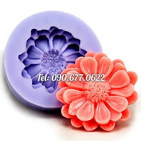 Mua Khuôn silicone làm rau câu hoa cúc đơn 2 tầng - Mã số 1214