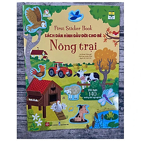 Sách - Sách dán hình đầu đời cho bé - Nông trại