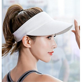 Mũ lưỡi trai nửa đầu không nóc, kiểu dáng thể thao, hở đầu, phong cách cho các bạn nữ – chất liệu co giãn 