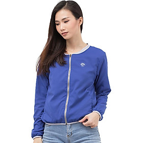 Áo khoác nữ chống nắng UPF50+ Vivid Blue Zigzag JAC003 size L tặng khẩu trang