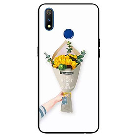 Ốp lưng in cho Realme 3 Mẫu Bó Hoa Hướng Dương