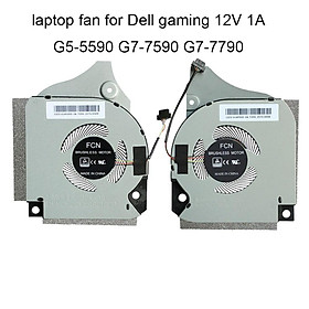 【 Ready stock 】GPU CPU Cooling Fans for DELL Inspiron G5 5590 G7 7790 7590 006KT2 06KT2 09THTN 9THTN Notebook PC Fan CPU VGA Cooler DC12V 1A
