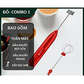 Mua Máy Đánh Trứng Sữa Mẫu 2 Nhựa ABS Tạo Bọt Cafe Cầm Tay Mini 3 Tốc Độ