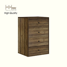 Mua HAPPY FURNITURE   ZACY - Tủ lưu trữ 4 ngăn kéo   THK_215   55cm x 45cm x 82cm DxRxC  Sản phẩm phổ thông