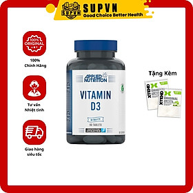 Applied Nutrition VITAMIN D3 3000 IU- Tổng Hợp Canxi