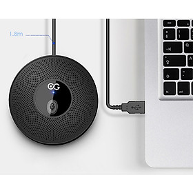 Mua Micro thu âm đa hướng 360 độ để bàn dùng cho họp hội nghị trực tuyến chân cắm USB
