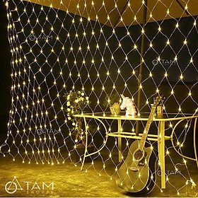 Mua Đèn rèm Led lưới cá màu vàng ấm L-R-LUOIV 1.5x1.5m