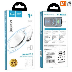 Mua Sạc ko dây CW31 công suất 15W mặt kính cường lực sạc nhanh từ tính các loại thiết bị thông minh