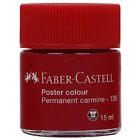 Màu Vẽ Poster 15 ml - Faber-Castell 126 - Permanent Carmine