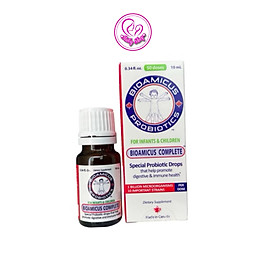 Men 10 chủng Bioamicus chai 10ml hỗ trợ hệ tiêu hóa con khoẻ mạnh