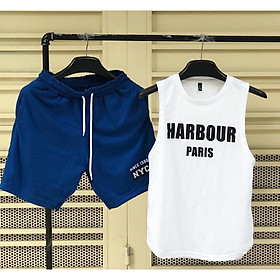 Bộ ba lỗ vải thun lạnh co giãn 