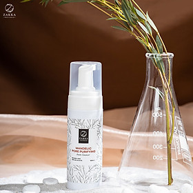 Sữa Rửa Mặt AHA BHA Tạo Bọt Làm Sạch Da, Ngăn Ngừa Mụn Mandelic Pore Purifying Foam Cleanser 150ml Zakka Naturals