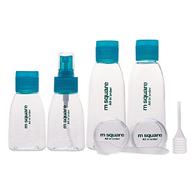 Bộ 8 Món Lọ Chiết Mỹ Phẩm Du Lịch Cao Cấp Msquare DMCDL016