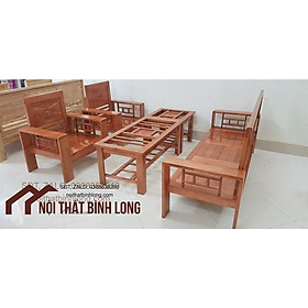 Mua Bộ bàn ghế gỗ pơmu giá thật