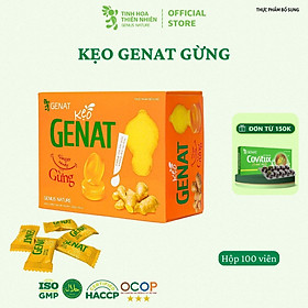 Kẹo Genat Gừng (Hộp 100 viên) - Tinh Hoa Thiên Nhiên