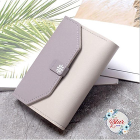 VÍ NGẮN NHỎ GỌN BỎ TÚI HÌNH HOA NHIỀU NGĂN G05
