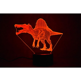 Mua Đèn ngủ 3D - Đèn led 3D khủng long công tắc cảm ứng