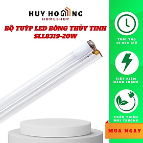 Bộ đèn led tuýp bóng thủy tinh 1M2 Sunmax SLL8319/20W - Hàng chính hãng