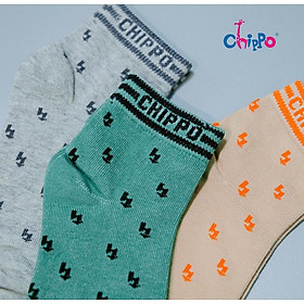 Set 3 Đôi Tất CHIPPO cho bé chất liệu cotton mềm thoáng kháng khuẩn cho bé