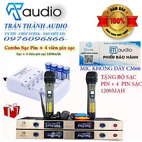 Mua Micoro không dây CMAUDIO CM-66  tặng kèm chống năn - Hàng chính hãng