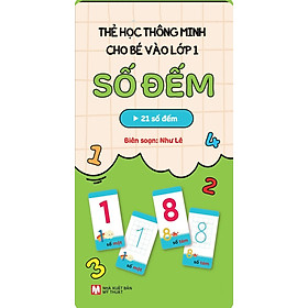Thẻ Học Thông Minh Cho Bé Vào Lớp 1: Số Đếm (Tái Bản 2025)