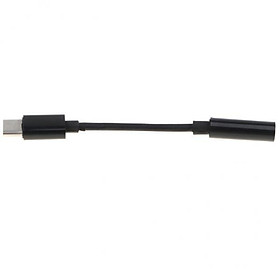 6X Type c To 3.5mm Audio Cable Adapter Aux Headphone Jack For  Black