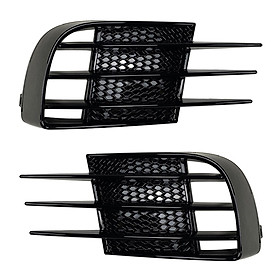 Fog Light Cover Vent Grille Replacement for Golf 6  Gtd ABS Material