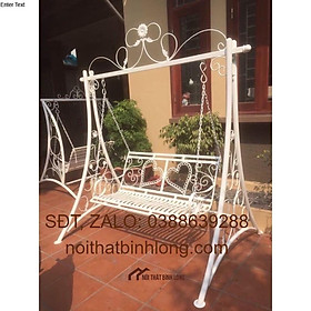 Mua xích đu trang trí ngoài trời ( khung sắt sơn tĩnh điện)