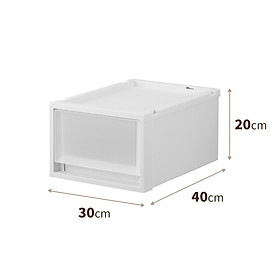 Mua TENMA Hộp Nhựa Ngăn Kéo Cao Cấp Sang Trọng Nội Thất FC40 JAPAN QUALITY  Xếp Chồng  Bánh Xe Bán Rời