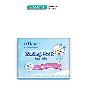 Băng Vệ Sinh UUcare Young Girl Cooling Soft Siêu Thấm Loại Ban Ngày 24cm 8