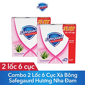 Combo 2 lốc 6 Cục xà bông Safeguard (6x2)