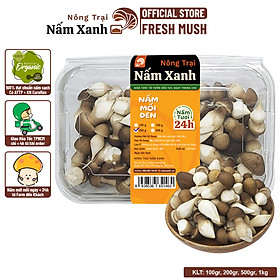 Nấm Mối Đen Tươi Baby 500gr - Nông Trại Nấm Xanh