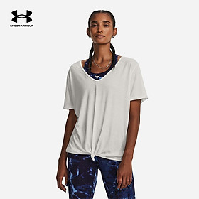 Áo thun thể thao nữ Under Armour Project Rock Completer Deep V T - 1380234-114