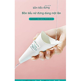 Combo 12 Phễu Tiểu Đứng Dùng 1 Lần Chất Liệu Giấy Cứng Loại Tốt Thiết Kế Khoa Học, cho Phụ nữ khi đi du lịch/ Người già hoặc Phụ nữ Mang Thai