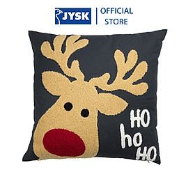 Mua Gối trang trí | JYSK Krona | cotton | xám đậm | R45xD45cm