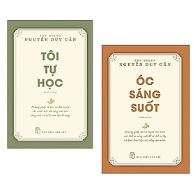 Combo Tôi Tự Học và Óc Sáng Suốt ( Tặng Kèm Sổ Tay )