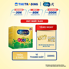 Sữa bột Enfagrow A+ Neuropro 4 2.2kg với DHA giúp phát triển não bộ cho trẻ từ 2–6 tuổi