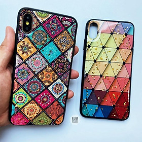 Ốp Lưng Tráng Gương Phong Cách VinTage Cho Dòng Iphone XS Max / 8 Plus / 7 Plus