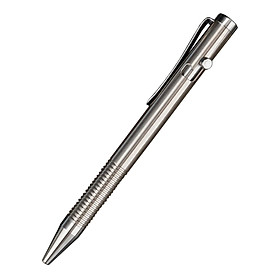 Portable Titanium Alloy Ballpoint Pen Writing Pen Equipment Tool for Outdoor Traveling Office Gift