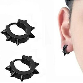 Bông tai khuyên tai nam chất liệu thép titan